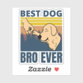 犬最高のbro ever - dog lover シール (シート)