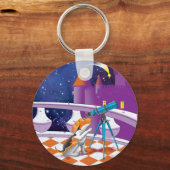 犬望遠鏡 キーホルダー (正面)