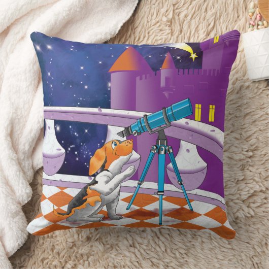 犬望遠鏡 クッション (ブランケット)