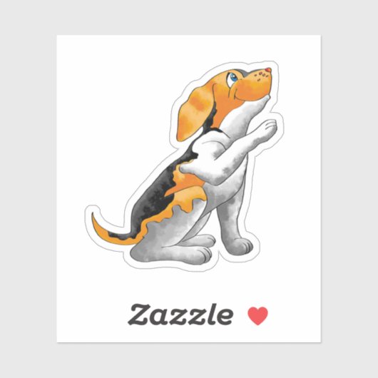 犬望遠鏡 シール (シート)