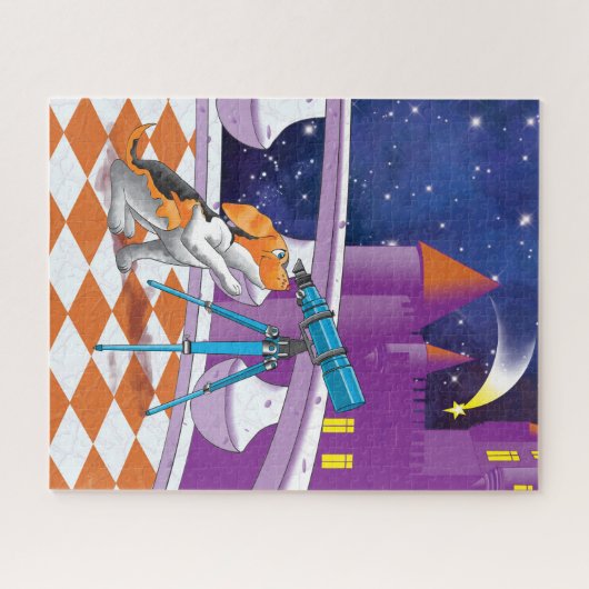 犬望遠鏡 ジグソーパズル (横)