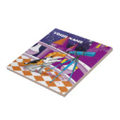 犬望遠鏡 タイル (側面)