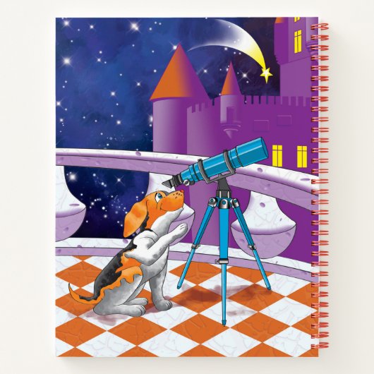 犬望遠鏡 ノートブック (裏面)