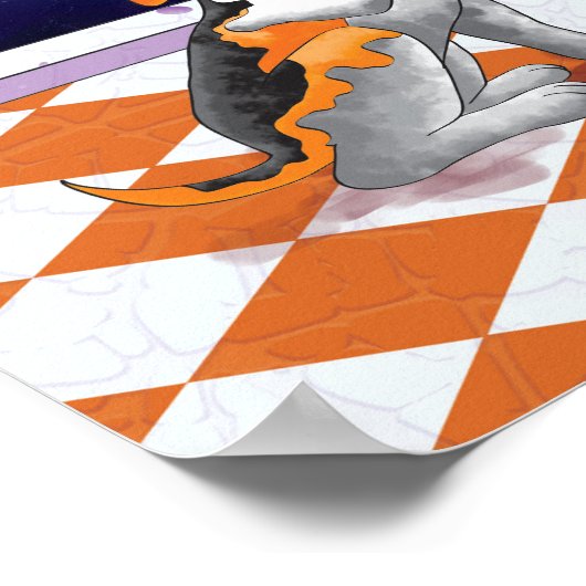 犬望遠鏡 ポスター (角)