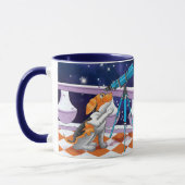 犬望遠鏡 マグカップ (左)