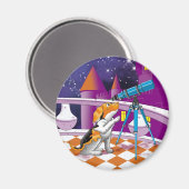 犬望遠鏡 マグネット (正面/裏面)