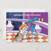 犬望遠鏡 招待状 (正面)