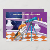 犬望遠鏡 招待状 (正面/裏面)