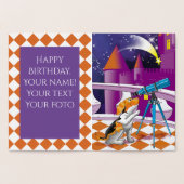 犬望遠鏡 箔カード (内部)