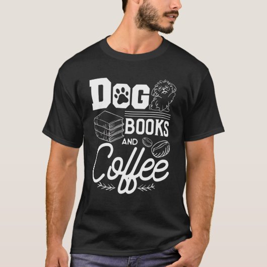 犬本とコーヒーカフェイン Tシャツ (正面)