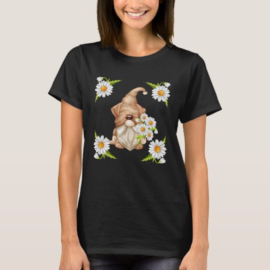 犬格言ラブラドールママかわいい春フローラDais Tシャツ (正面)