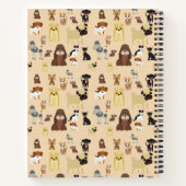 犬模様 ノートブック (裏面)