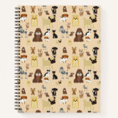 犬模様 ノートブック (正面)