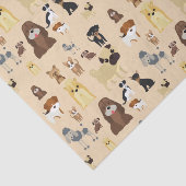犬模様 薄葉紙 (詳細)