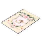 犬歩くクレストノート ノートブック (左側)