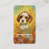 犬歩くサービス名刺 名刺 (正面)