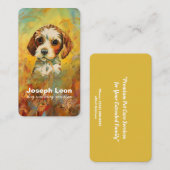 犬歩くサービス名刺 名刺 (正面/裏面)