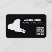 犬歩くドッグシッターQR 名刺 (正面)