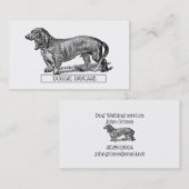 犬歩くドッグデイケア 名刺 (正面/裏面)