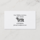 犬歩くドッグデイケア 名刺 (裏面)