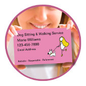 犬歩く及び犬座り名刺 名刺