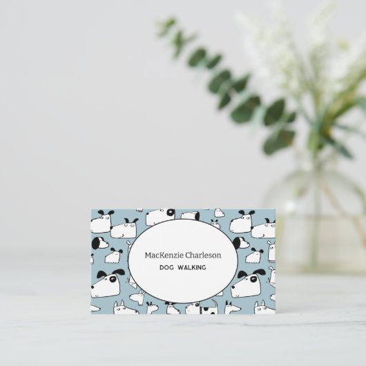 犬歩く名刺 名刺 (スタンド正面)