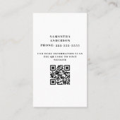 犬歩く名刺 名刺 (裏面)