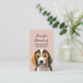 犬歩く名刺 名刺 (スタンド正面)