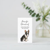 犬歩く名刺 名刺 (スタンド正面)