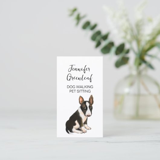 犬歩く名刺 名刺 (スタンド正面)