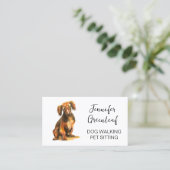 犬歩く名刺 名刺 (スタンド正面)