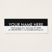 犬歩く(アポイントメントカード) (裏面)