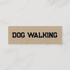 犬歩く スキニー名刺