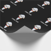 犬歯おもしろい歯科プンダークBG ラッピングペーパー (角)