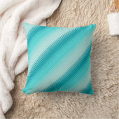 犬歯はティール（緑がかった色）の水の青緑の装飾用クッションを並べます クッション (ブランケット)