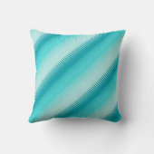 犬歯はティール（緑がかった色）の水の青緑の装飾用クッションを並べます クッション (裏面)