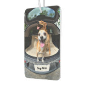 犬母さん魚眼レンズかわいいおもしろい カーエアーフレッシュナー (左)