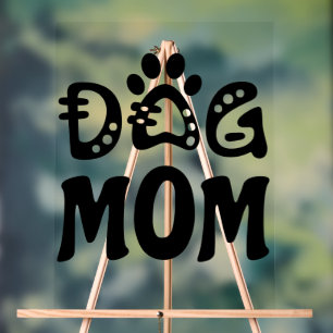 犬母 アクリルサイン