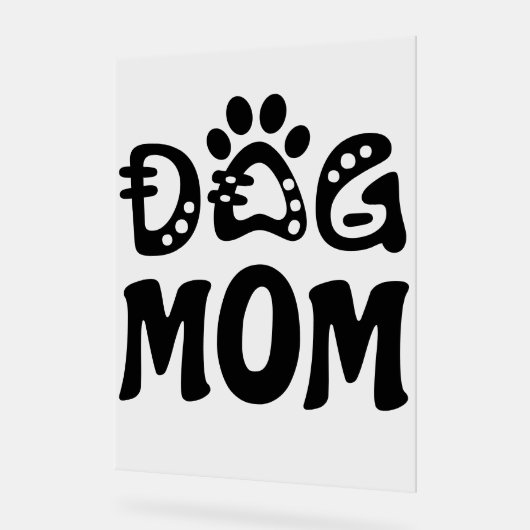 犬母 アクリルサイン (傾斜)