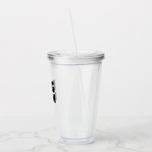 犬母 アクリルタンブラー (左)