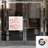 犬母 ウィンドウサイン (オフィスドア)