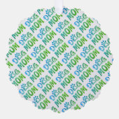 犬母 オーナメントカード (正面)