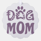 犬母 オーナメントカード (正面)