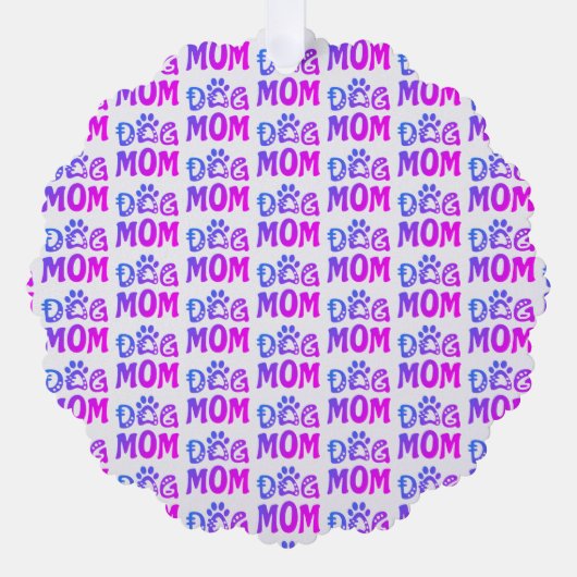 犬母 オーナメントカード (正面)