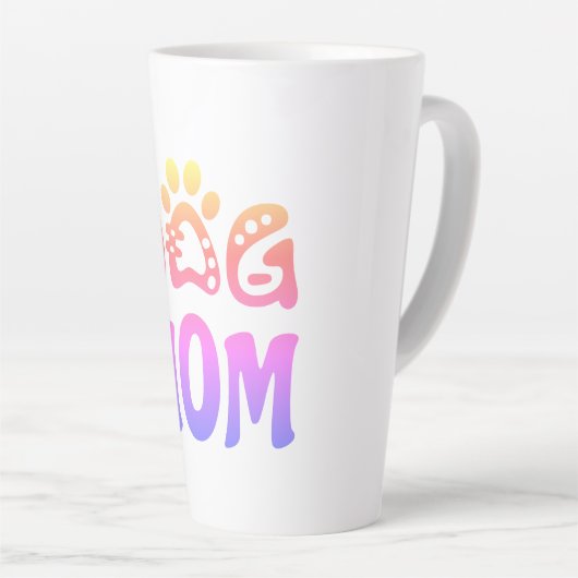 犬母 カフェラテマグ (右アングル)