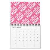 犬母 カレンダー (2月 2027)