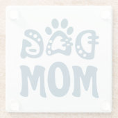 犬母 ガラスコースター (裏面)