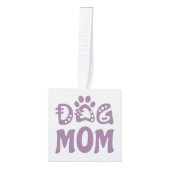 犬母 キューブオーナメント (正面)