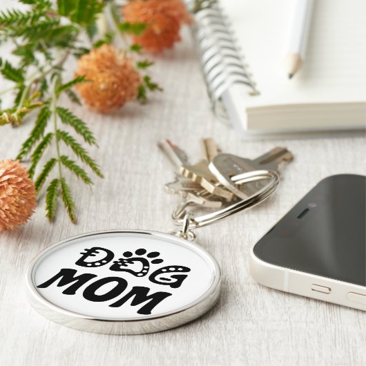 犬母 キーホルダー (側面)