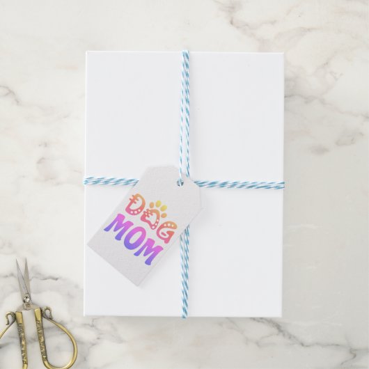 犬母 ギフトタグ (より糸付き)